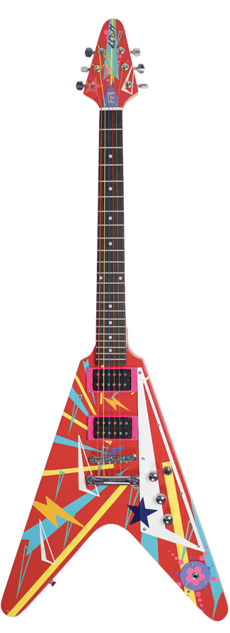 LITTLE WING . ESMALTE SOBRE GUITARRA ELECTRICA. 113 X 43'5 X 5 cm.